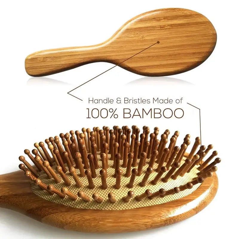 Bamboo Hairbrush: Hair & Scalp Care