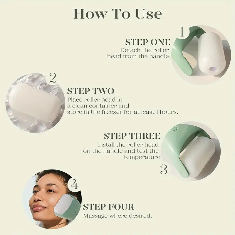 Ice Facial Roller: De-Puff & Tighten