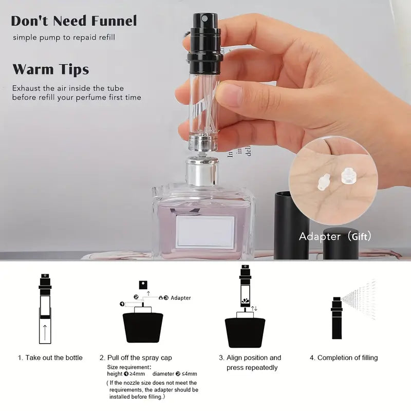 Perfume Atomizer: Refillable Spray (5ml)
