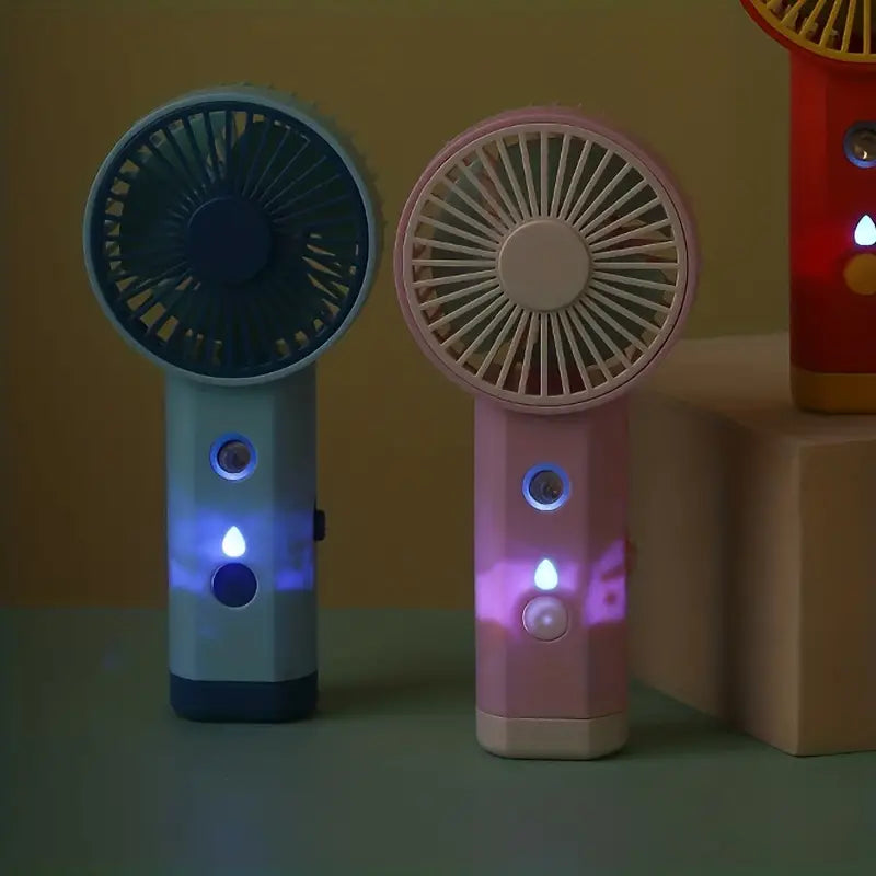 Handheld Cooling Mist: Portable Fan