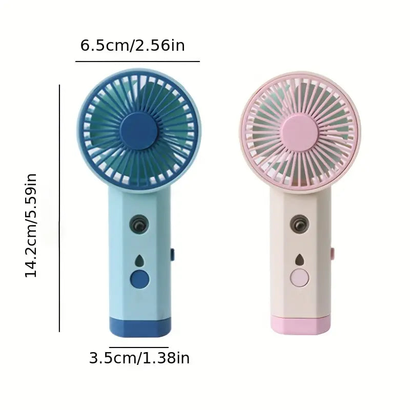 Handheld Cooling Mist: Portable Fan