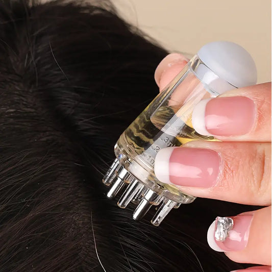 Portable Scalp Massager: Oil Applicator