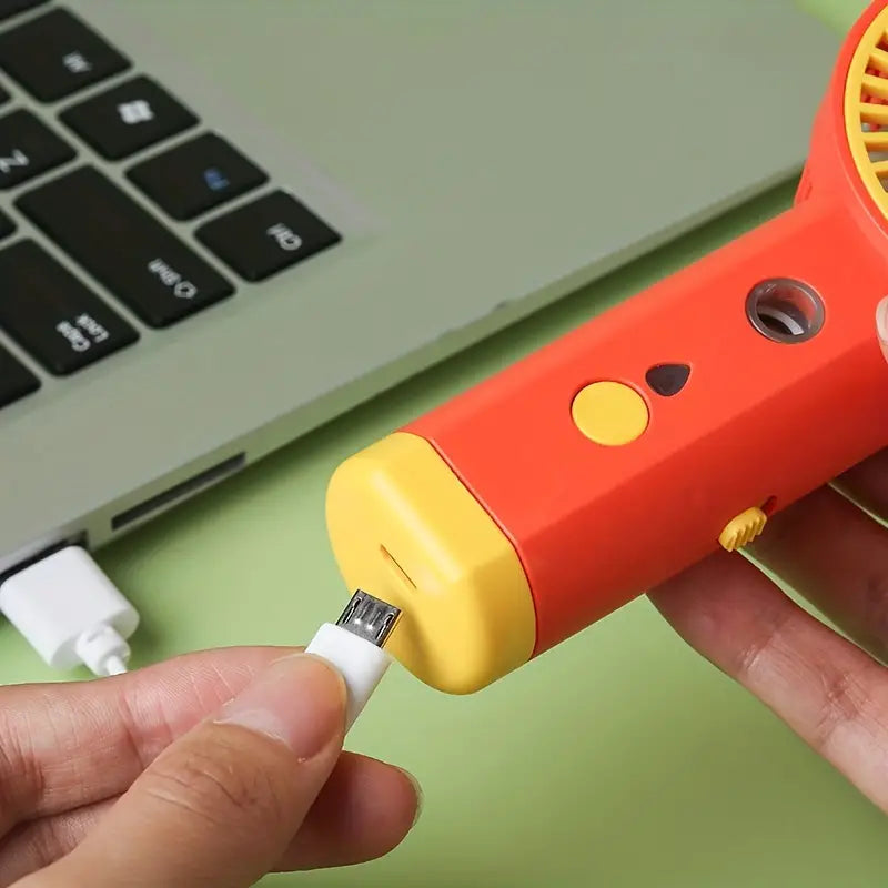 Handheld Cooling Mist: Portable Fan
