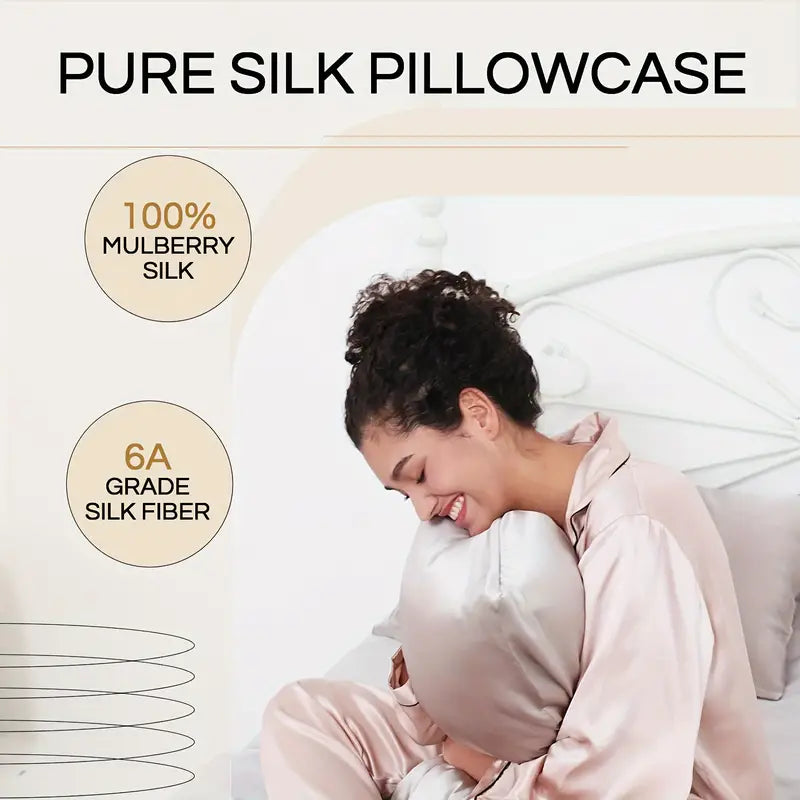 Pure Mulberry Silk: Pillowcase (1pc)