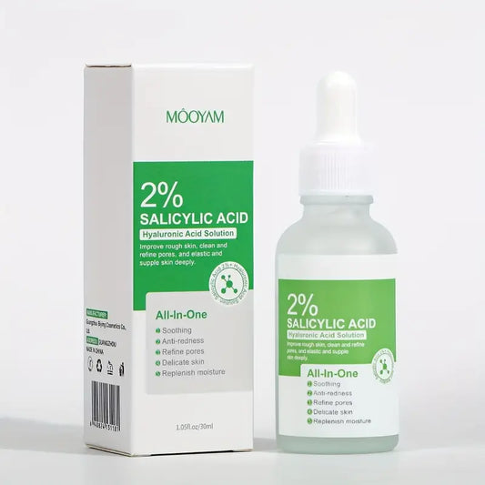 2% Salicylic Acid: Hyaluronic Acid Solution