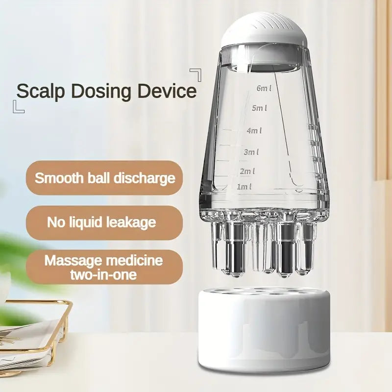 Portable Scalp Massager: Oil Applicator