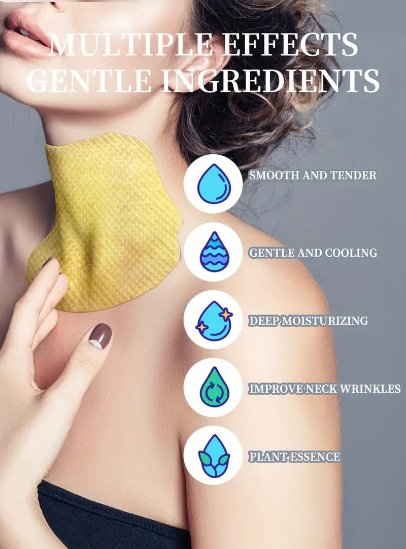 Aqua Collagen Neck Mask: Moisture Boost