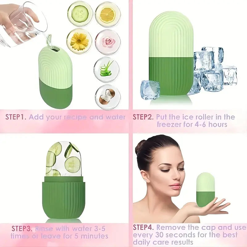 Puffiness Relief: Silicone Ice Roller