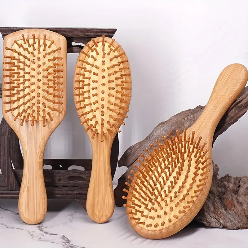 Bamboo Hairbrush: Hair & Scalp Care