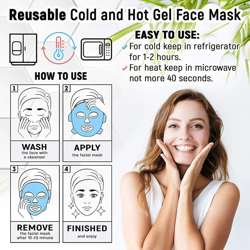 Facial Gel Mask: Hot & Cold Compress