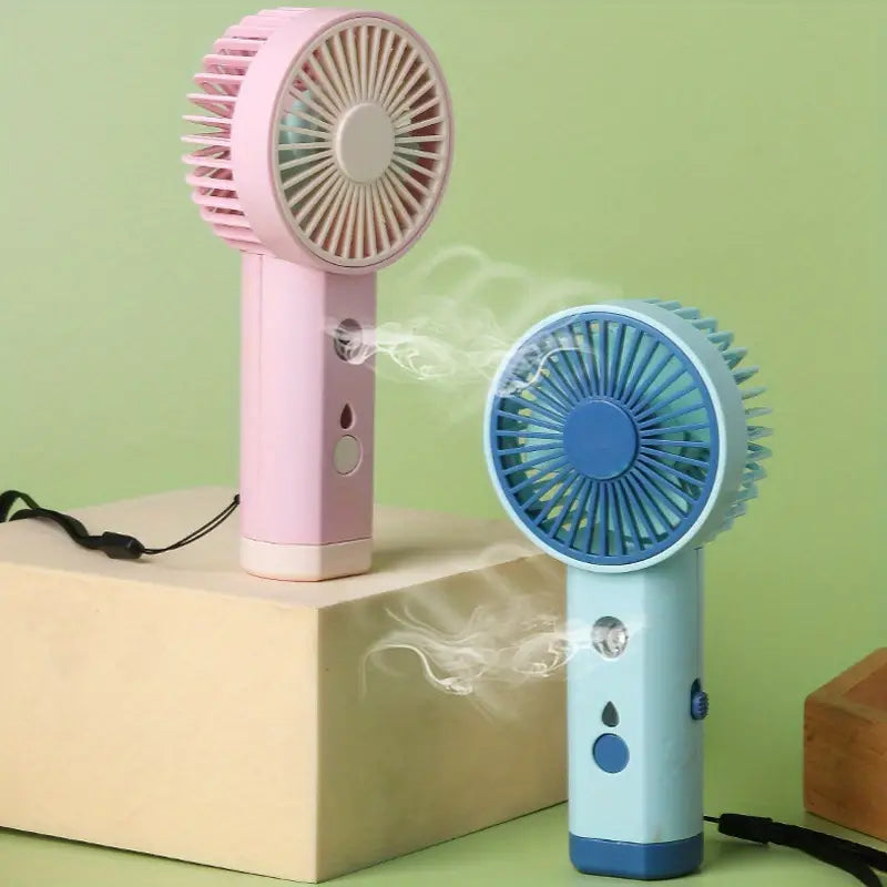 Handheld Cooling Mist: Portable Fan
