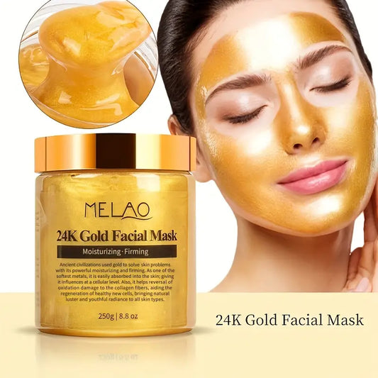 24k Gold Radiant Glow: Collagen Mask