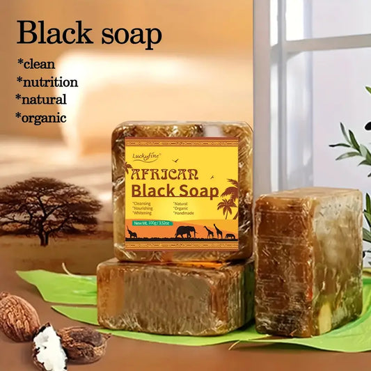 African Black Soap: Acne & Scar Bar